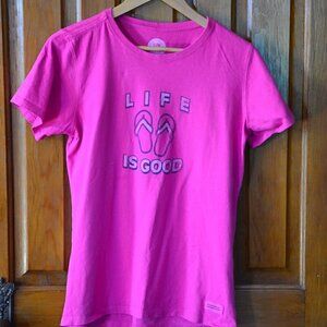 Life is Good  Flip Flop Tee Shirt